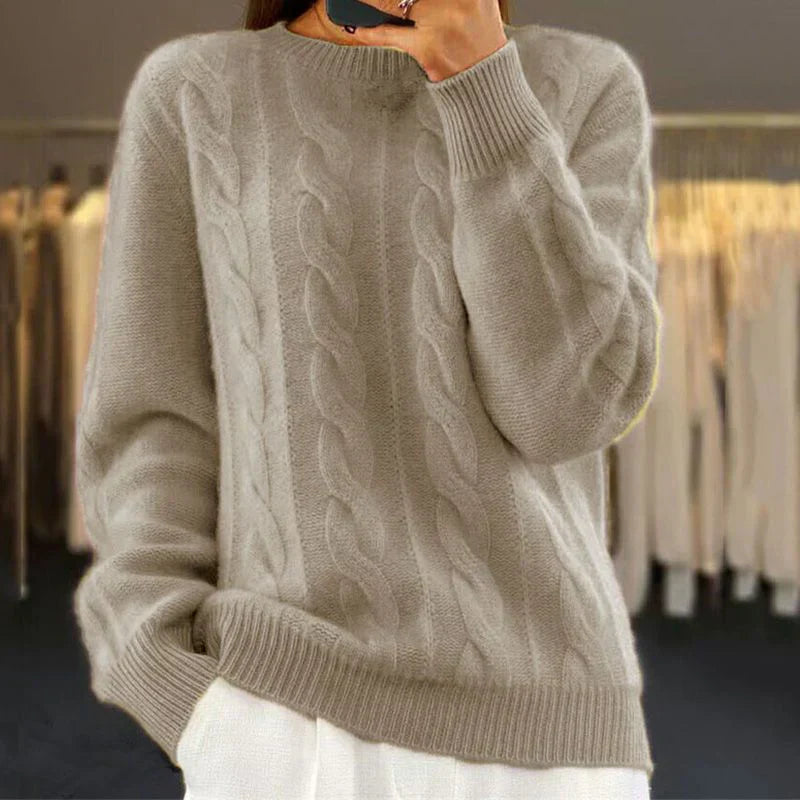 CAROLINE™ | BRAIDED SWEATER