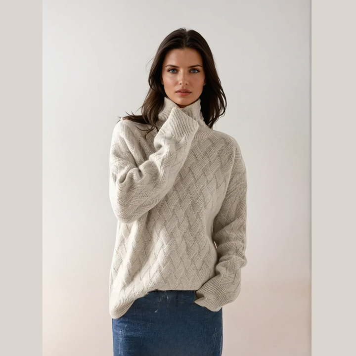 Jamy™ | Oversized Cashmere Turtleneck