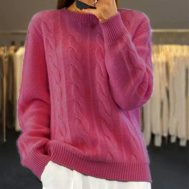 CAROLINE™ | BRAIDED SWEATER