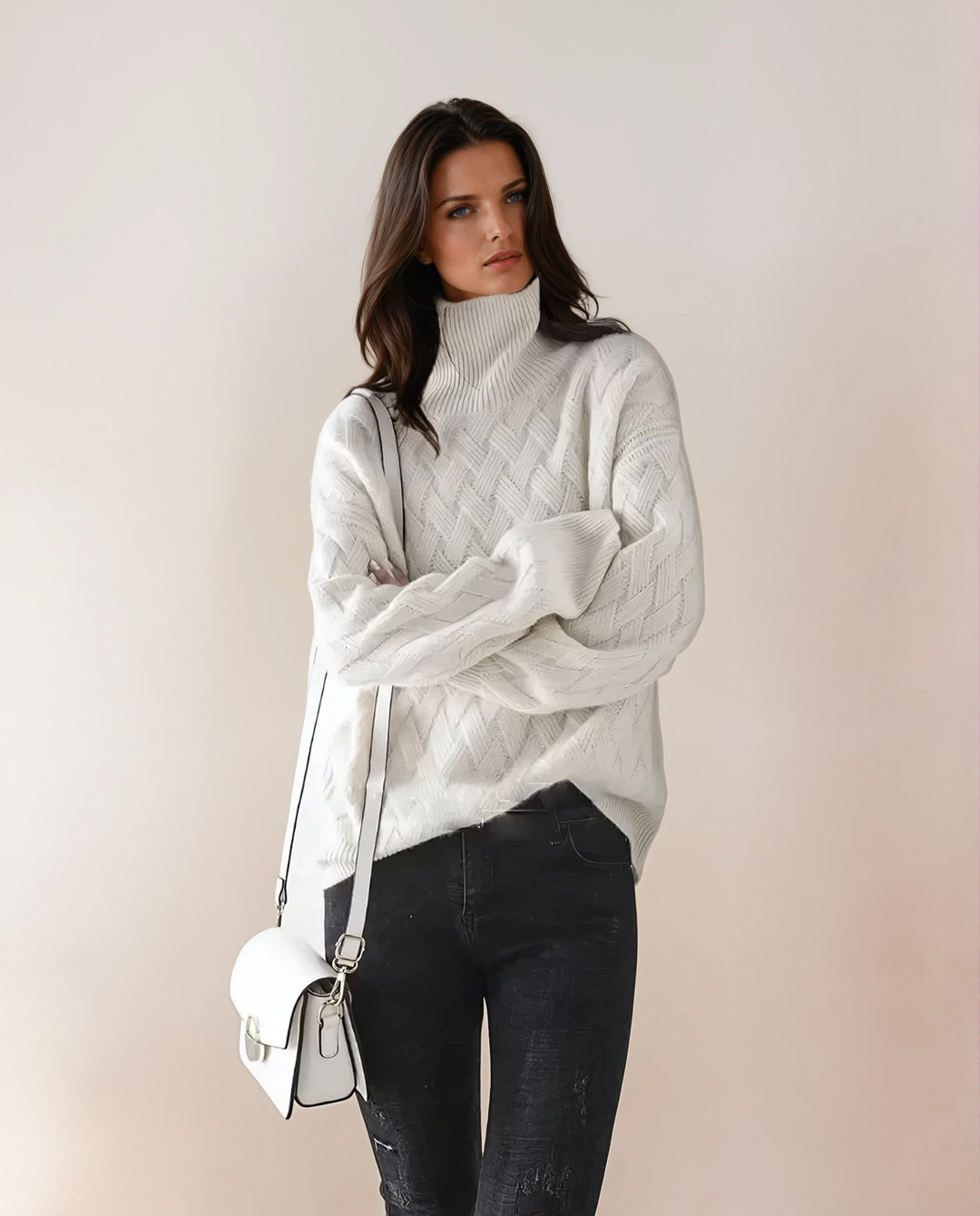 Jamy™ | Oversized Cashmere Turtleneck