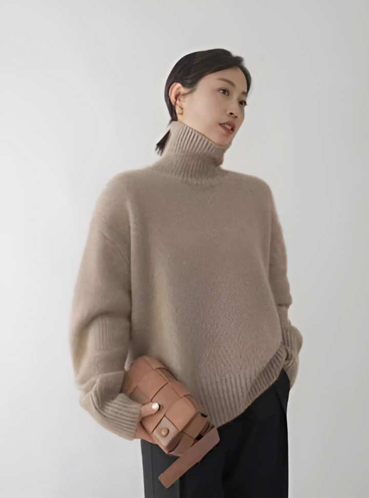 Lena™ | Cashmere Turtleneck Jumper