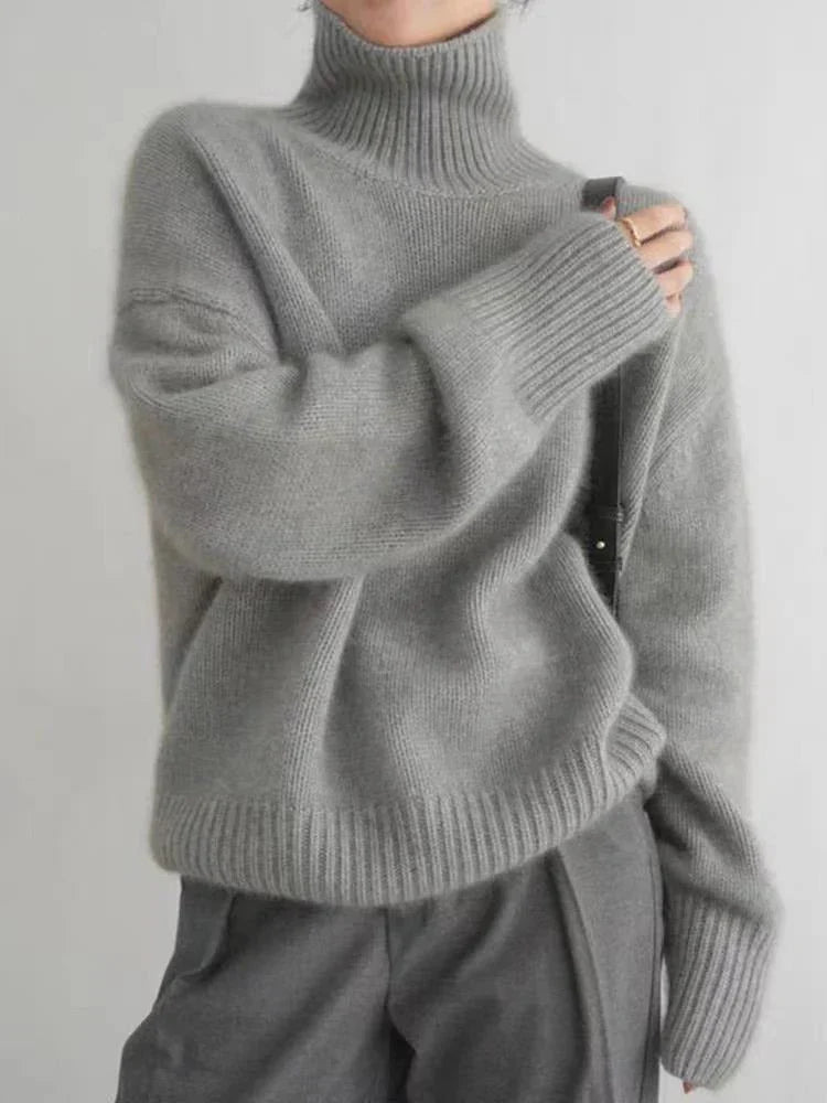 Lena™ | Cashmere Turtleneck Jumper